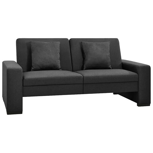 Luksusowa rozkładana ciemnoszara sofa - Mellia ze sklepu Edinos.pl w kategorii Sofy i kanapy - zdjęcie 179252144