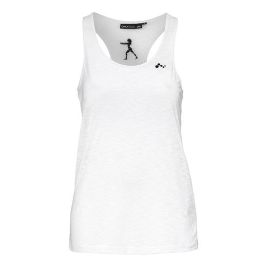 Sportowa koszulka Damia biały halens-pl bialy na ramię