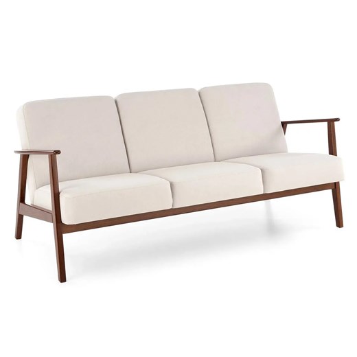 3-osobowa tapicerowana sofa w kolorze jasnego beżu - Alexander 5X ze sklepu Edinos.pl w kategorii Sofy i kanapy - zdjęcie 179255964