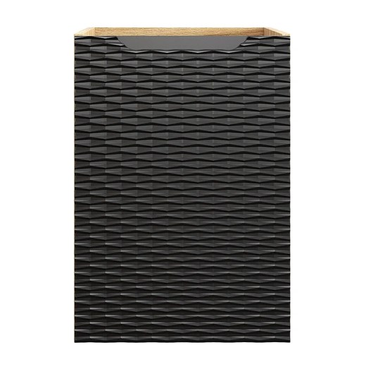 Czarna wisząca szafka łazienkowa z frontem 3D - Eret 6X Elior One Size Edinos.pl