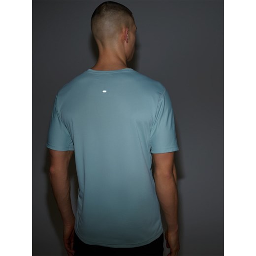 Męska koszulka kolarska 4F 4FWSS25TFTSM1434 - zielona ze sklepu Sportstylestory.com w kategorii T-shirty męskie - zdjęcie 179257270