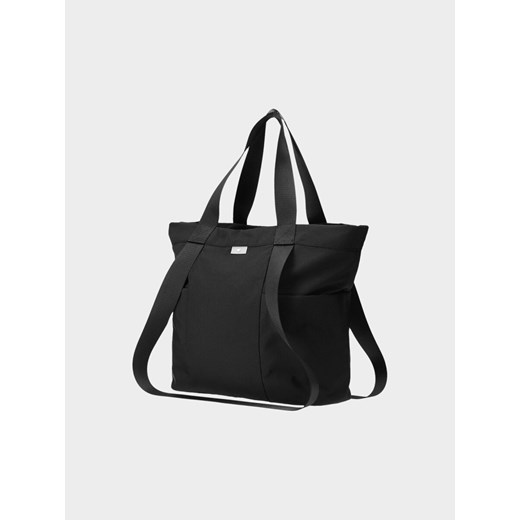 Damska torba treningowa 4F 4FWSS25ASBGF073 - czarna ze sklepu Sportstylestory.com w kategorii Torby sportowe - zdjęcie 179257863