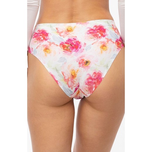 Julimex figi damskie klasyczne Peony Simple Classic, Kolor biały-kwiaty, Rozmiar L, Julimex ze sklepu Primodo w kategorii Majtki damskie - zdjęcie 179258163