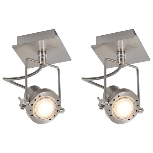 Srebrna lampa z regulowanym reflektorem 2 sztuki - EX86-Rosefi ze sklepu Edinos.pl w kategorii Lampy sufitowe - zdjęcie 179258972