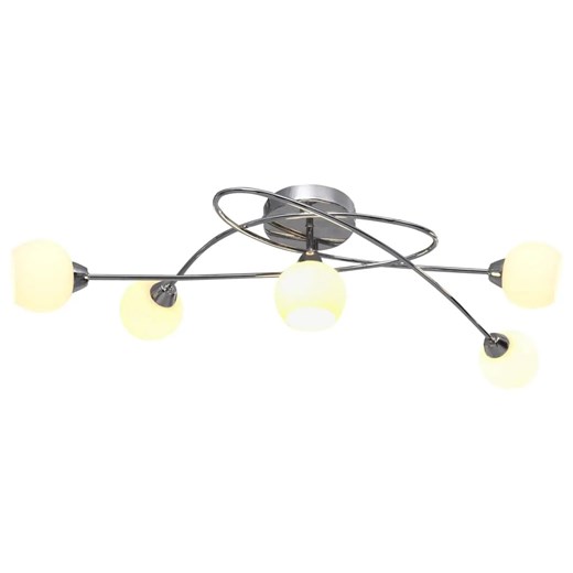 Nowoczesna lampa sufitowa z ceramicznymi kloszami - EX204-Hamza ze sklepu Edinos.pl w kategorii Lampy sufitowe - zdjęcie 179259242