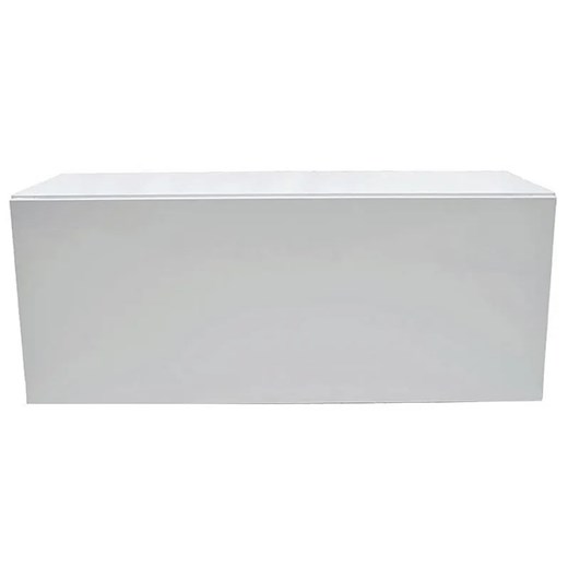 Biała minimalistyczna szafka wisząca RTV 100 cm - Vicky 2X ze sklepu Edinos.pl w kategorii Szafki RTV - zdjęcie 179260360