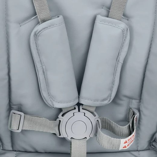 Jasnoszare krzesełko do karmienia dla dziecka - Hauk Elior One Size Edinos.pl