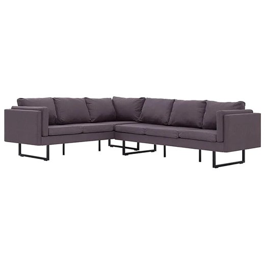Przestronna sofa narożna Selwa - taupe ze sklepu Edinos.pl w kategorii Narożniki - zdjęcie 179263770