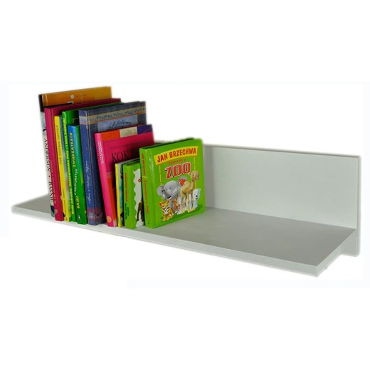 Półka drewniana Linex 54 cm - 12 kolorów ze sklepu Edinos.pl w kategorii Regały dziecięce - zdjęcie 179264203