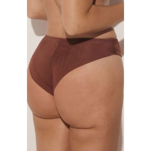 Figi brazylijskie brązowe Comfort B-861/2, Kolor brązowy, Rozmiar L, Kinga ze sklepu Intymna w kategorii Majtki damskie - zdjęcie 179264502
