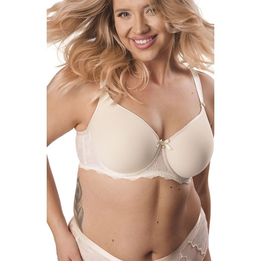 Biustonosz usztywniany typu spacer Ada BR31, Kolor ecru, Rozmiar 70H, Mefemi ze sklepu Intymna w kategorii Biustonosze - zdjęcie 179264573