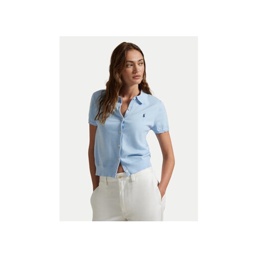 Polo Ralph Lauren Kardigan 211965764001 Błękitny Slim Fit Polo Ralph Lauren L MODIVO