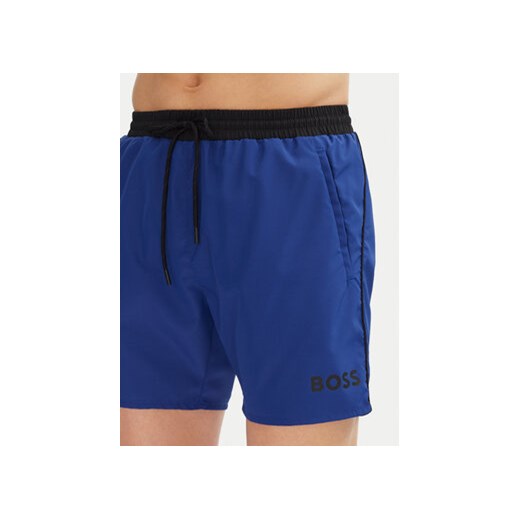 BOSS Szorty kąpielowe Starfish 50514429 Niebieski Regular Fit M MODIVO