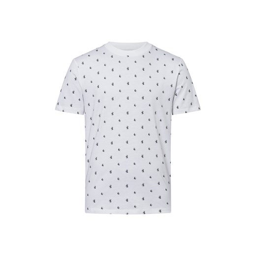 Tom Tailor Denim Koszulka męska Mężczyźni Bawełna biały wzorzysty ze sklepu vangraaf w kategorii T-shirty męskie - zdjęcie 179267202