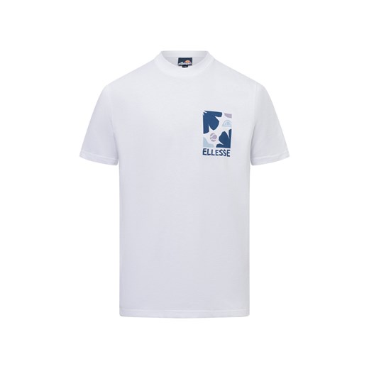 ellesse Koszulka męska - Impronta Mężczyźni Bawełna biały nadruk ze sklepu vangraaf w kategorii T-shirty męskie - zdjęcie 179267232