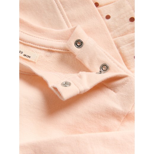 Reserved - Bawełniana bluza Minnie Mouse - pastelowy róż Reserved 74 (6-9 m.) Reserved