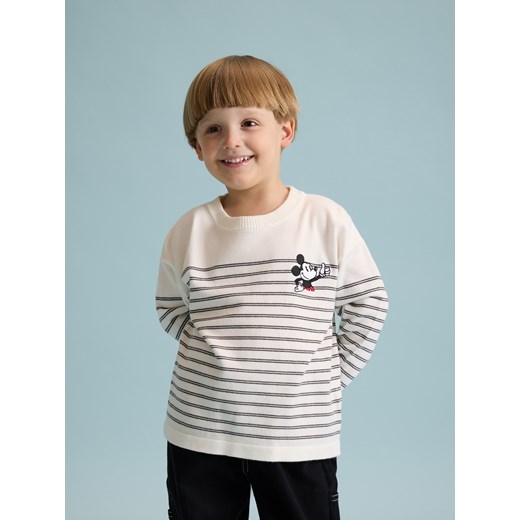 Reserved - Sweter MICKEY MOUSE - złamana biel ze sklepu Reserved w kategorii Swetry chłopięce - zdjęcie 179268241
