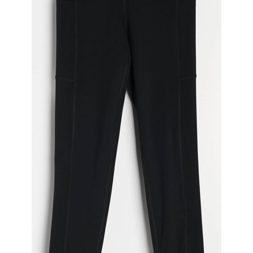 Sinsay - Legginsy Gym Hard - czarny Sinsay XS Sinsay