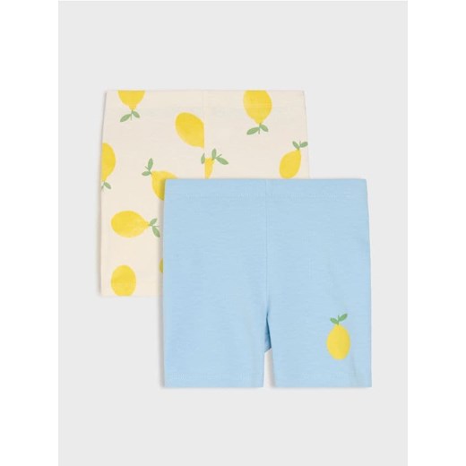 Sinsay - Kolarki 2 pack - kremowy - id: 243DJ-01X - marki Sinsay - 179269930 Sinsay - Kolarki 2 pack - kremowy ze sklepu Sinsay w kategorii Spodenki dziewczęce - zdjęcie 179269930