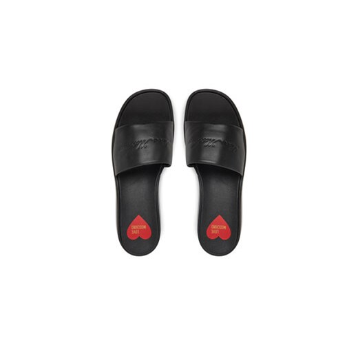LOVE MOSCHINO Klapki JA28177I0MIA0000 Czarny Love Moschino 37 MODIVO