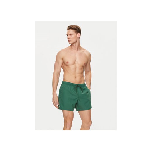 Lacoste Szorty kąpielowe MH6270 Zielony Regular Fit Lacoste M MODIVO