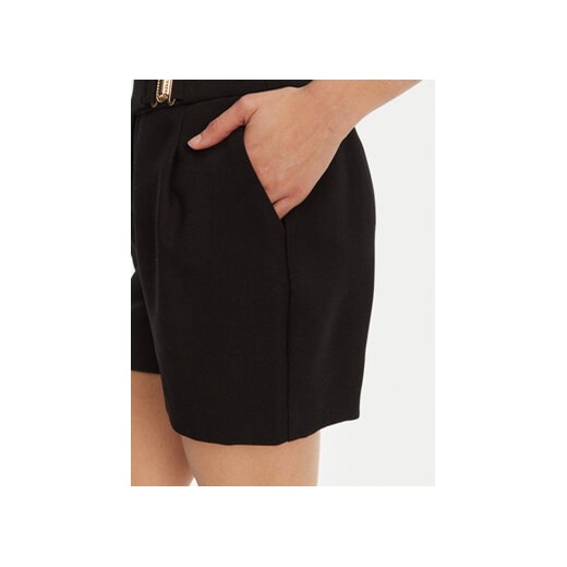 Morgan Szorty materiałowe 251-SHOU.F Czarny Wide Leg Morgan 40 MODIVO