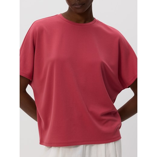 Reserved - T-shirt kimono z dodatkiem modalu - jasnofioletowy Reserved S Reserved