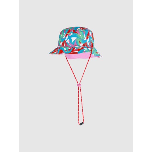Kapelusz bucket hat dwustronny uniseks 4F 4FWSS25AHATU019 - różowy ze sklepu Sportstylestory.com w kategorii Kapelusze damskie - zdjęcie 179273654