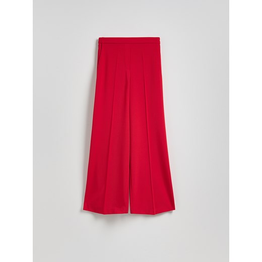 Reserved - Spodnie z kantem - czerwony Reserved XS Reserved