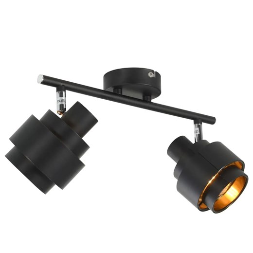 Czarna punktowa lampa sufitowa regulowana - EX90-Brickon ze sklepu Edinos.pl w kategorii Lampy sufitowe - zdjęcie 179276904
