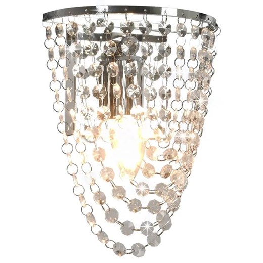 Kryształowa lampa ścienna w stylu glamour - EX809-Sinam ze sklepu Edinos.pl w kategorii Zestawy mebli do przedpokoju - zdjęcie 179276984