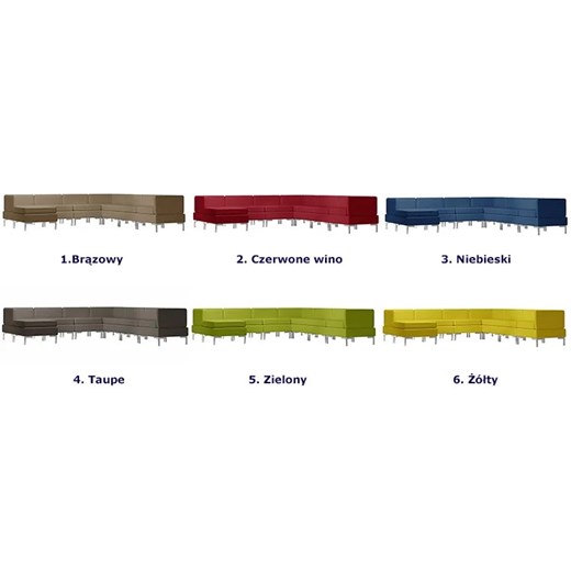 8-częściowy jasnoszary zestaw wypoczynkowy - Marsala 8D Elior One Size Edinos.pl