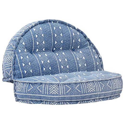 Materiałowa sofa Lekma - niebieska ze sklepu Edinos.pl w kategorii Sofy i kanapy - zdjęcie 179279581