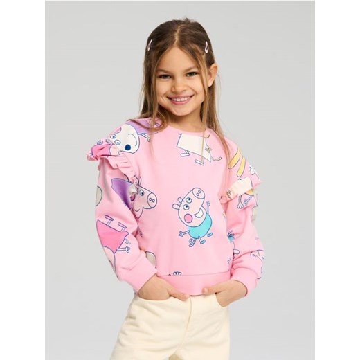 Sinsay - Bluza Świnka Peppa - różowy ze sklepu Sinsay w kategorii Bluzy dziewczęce - zdjęcie 179282670