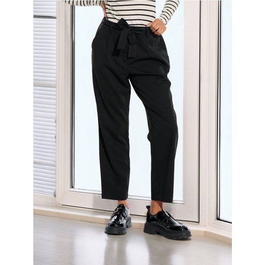 Sinsay - Eleganckie spodnie - czarny ze sklepu Sinsay w kategorii Spodnie damskie - zdjęcie 179284460