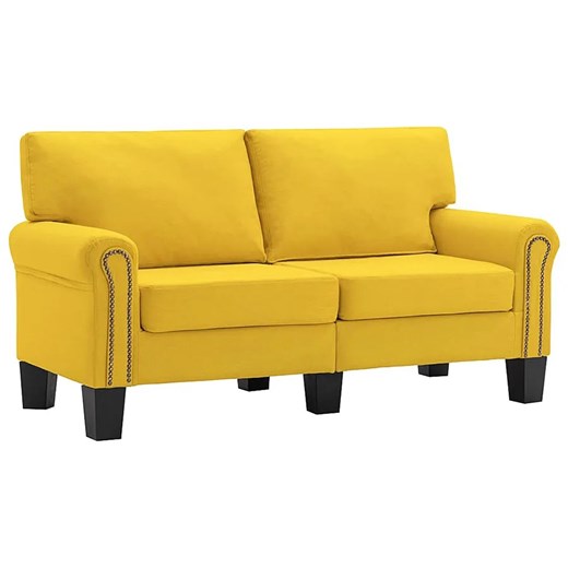 2-osobowa żółta sofa - Dionas 2X ze sklepu Edinos.pl w kategorii Sofy i kanapy - zdjęcie 179284813