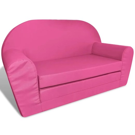 Różowa sofa dziecięca typu amerykanka - Fokser ze sklepu Edinos.pl w kategorii Meble dziecięce - zdjęcie 179285492