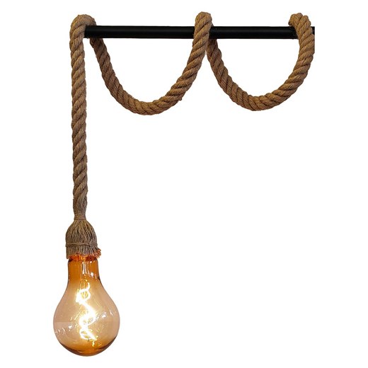 lumisky Lampa dekoracyjna LED &quot;Cordy&quot; w kolorze brązowym - dł. 214 x Ø 10 cm ze sklepu Limango Polska w kategorii Oświetlenie ogrodowe - zdjęcie 179286953