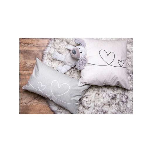 Clayre &amp; Eef Poszewka w kolorze beżowym na poduszkę - 50 x 30 cm onesize wyprzedaż Limango Polska
