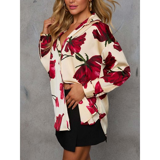 LA Angels Koszula w kolorze kremowo-czerwonym La Angels L wyprzedaż Limango Polska