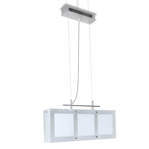 Biała lampa wisząca nad stół - E967-Wikos ze sklepu Edinos.pl w kategorii Lampy wiszące - zdjęcie 179288724