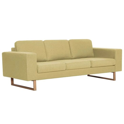 Elegancka trzyosobowa sofa Ladi 3X - zielona ze sklepu Edinos.pl w kategorii Sofy i kanapy - zdjęcie 179289474