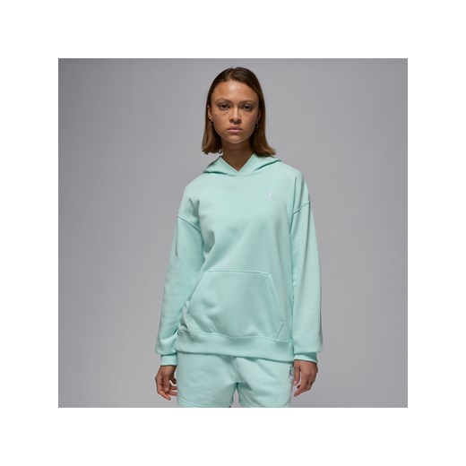 Damska bluza z kapturem Jordan Brooklyn Fleece - Zieleń ze sklepu Nike poland w kategorii Bluzy damskie - zdjęcie 179308211