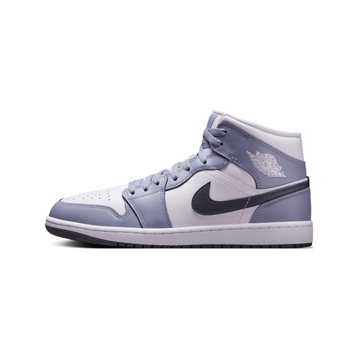 Buty męskie Air Jordan 1 Mid - Biel ze sklepu Nike poland w kategorii Buty sportowe męskie - zdjęcie 179308291