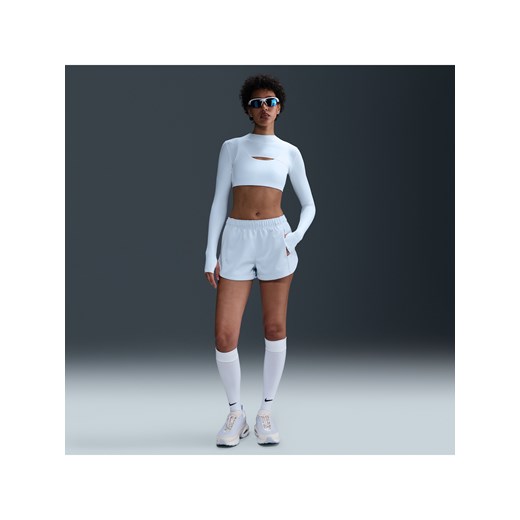 Damskie spodenki ze średnim stanem 5 cm Nike Sportswear Windrunner - Niebieski ze sklepu Nike poland w kategorii Szorty - zdjęcie 179308614
