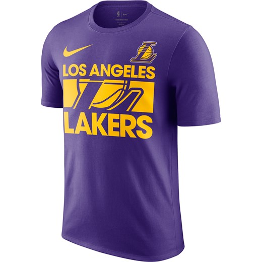 T-shirt męski Nike fioletowy z krótkim rękawem