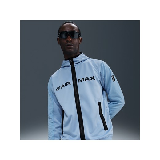 Męska bluza z kapturem i zamkiem na całej długości Nike Sportswear Air Max - Niebieski ze sklepu Nike poland w kategorii Bluzy męskie - zdjęcie 179308641