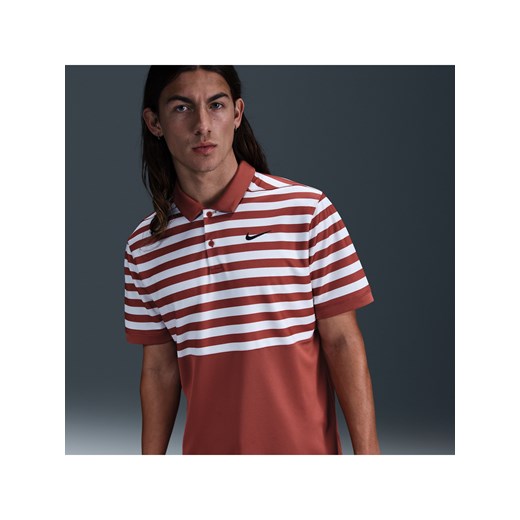 Męska koszulka polo do golfa Dri-FIT Nike Victory+ - Czerwony ze sklepu Nike poland w kategorii T-shirty męskie - zdjęcie 179308650