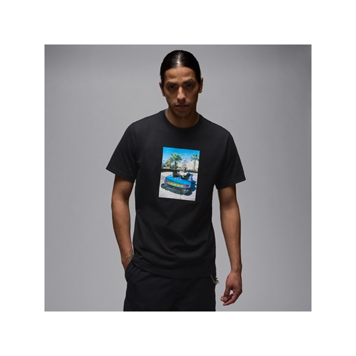 T-shirt męski Jordan Brand - Czerń ze sklepu Nike poland w kategorii T-shirty męskie - zdjęcie 179308803