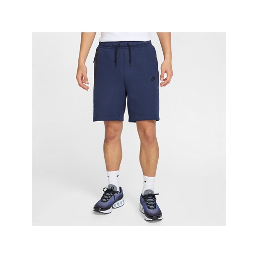 Spodenki męskie Nike Sportswear Tech Fleece - Niebieski ze sklepu Nike poland w kategorii Spodenki męskie - zdjęcie 179308852